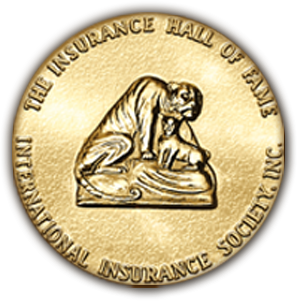 Insurance Hall of fame medal
